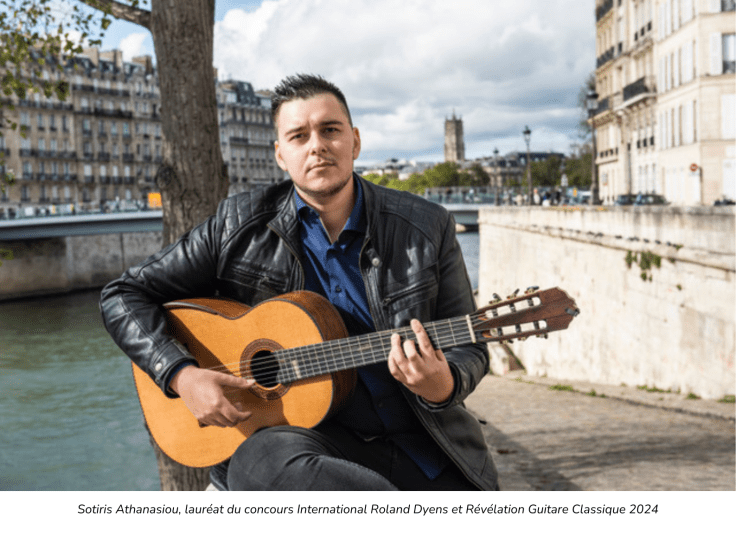 Sotiris Athanasiou, lauréat du concours International Roland Dyens et Révélation Guitare Classique 2024